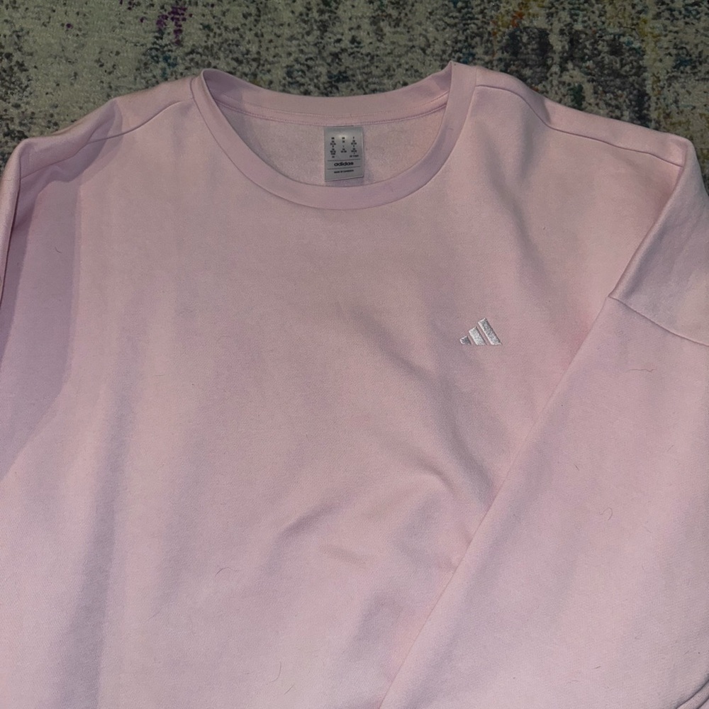 Pink Adidas Crewneck